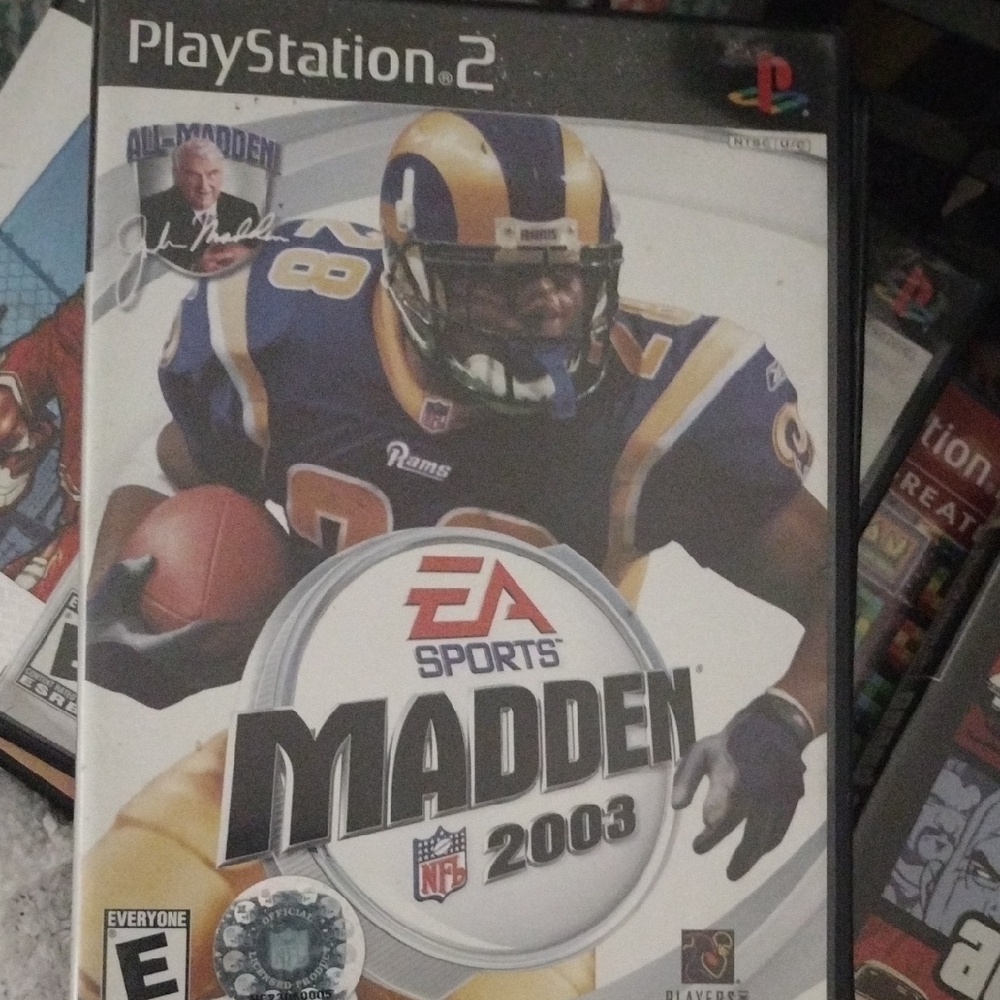 Madden 2003 for PlayStation 2 - Black and Blue